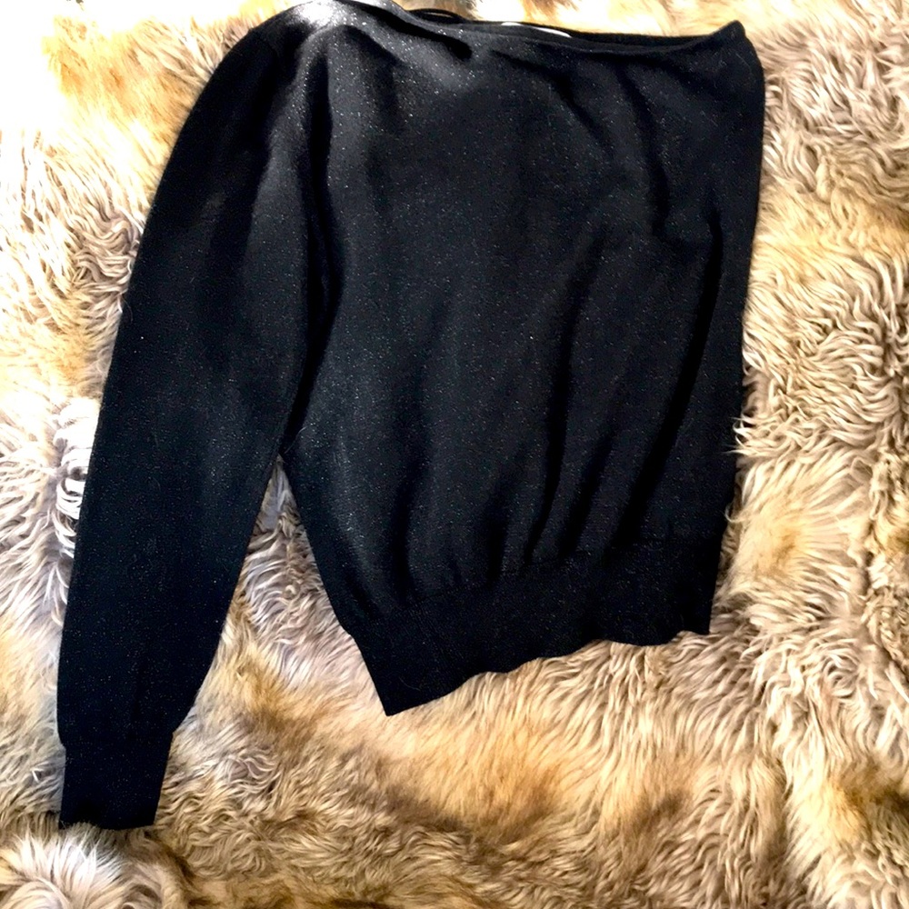 Black Michael Kors single arm sweater final day!